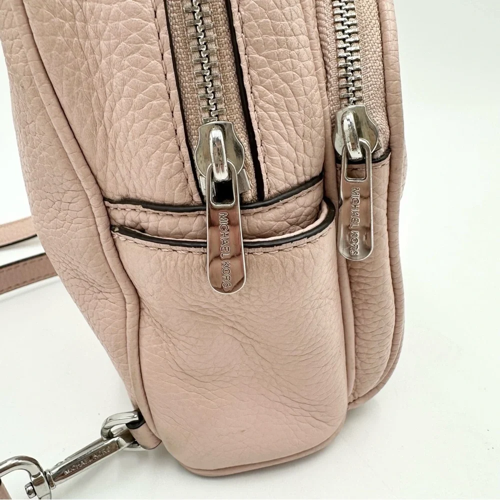 Michael Kors Abbey studded mini backpack, blush